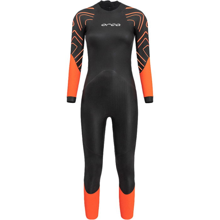 2024 Orca Womens Zeal Hi-Vis Back Zip Open Water Swim Wetsuit NN2Z 